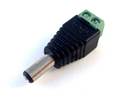 Thumbnail image for DC Barrel Jack Connector (Male) with screw terminals 2.1mm x 5.5mm